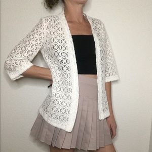 🐚VTG 60’s lace cardigan